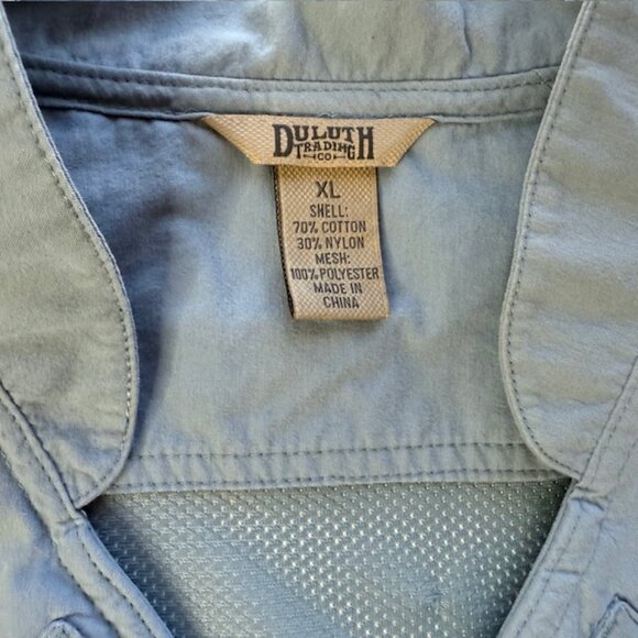 Duluth Trading Zip Up Utility Work Vests X-Large Mesh Back Fishing Hiking Photo - Picture 5 of 13